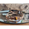 Makramee Armschmuck Tigerauge