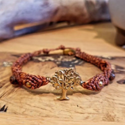 Makramee Armschmuck Baum